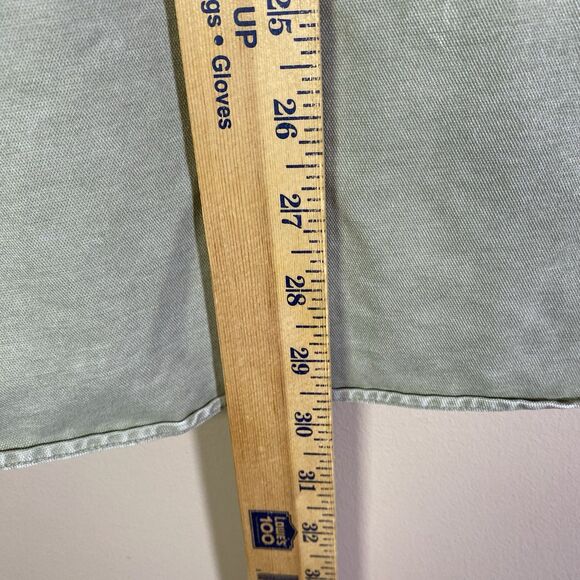 Lululemon Men's Large Commission Long-Sleeve Shirt Enzyme Dye Green  LM3DJOS - Picture 12 of 14